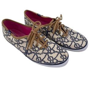 KEDS Champion Canvas Nautical Lace up Sneakers